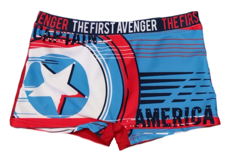 Avengers Junge Badehose in Blau Rot | MARVEL